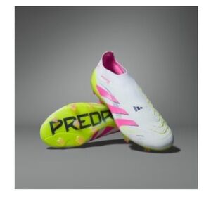 Adidas Predator White and Pink Cleats
